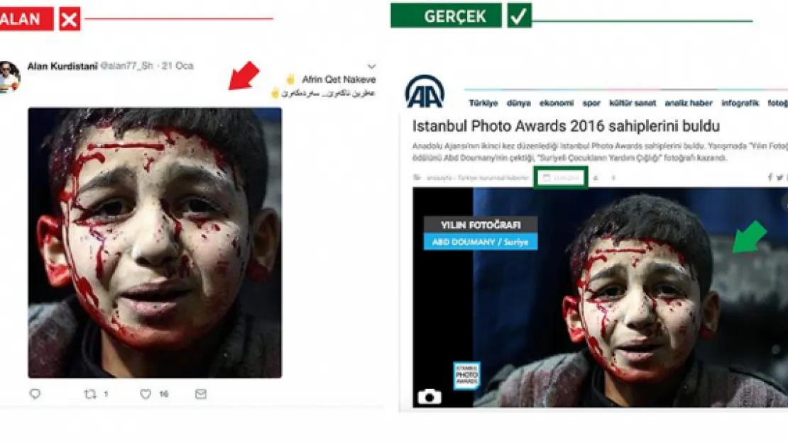 PKK, AA'dan ödüllü fotoğrafı da yalanına alet etti