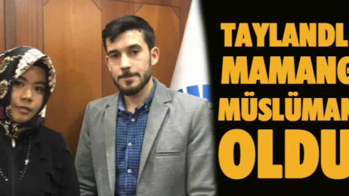 Taylandlı Mamang Müslüman oldu