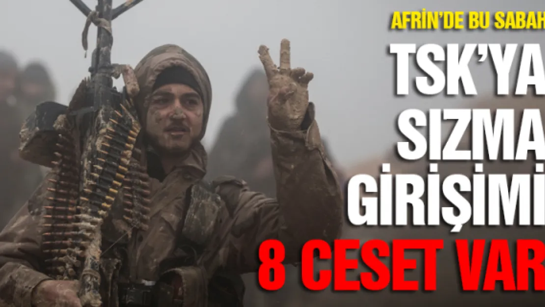 Türk birliğine YPG'nin sızma girişimİ