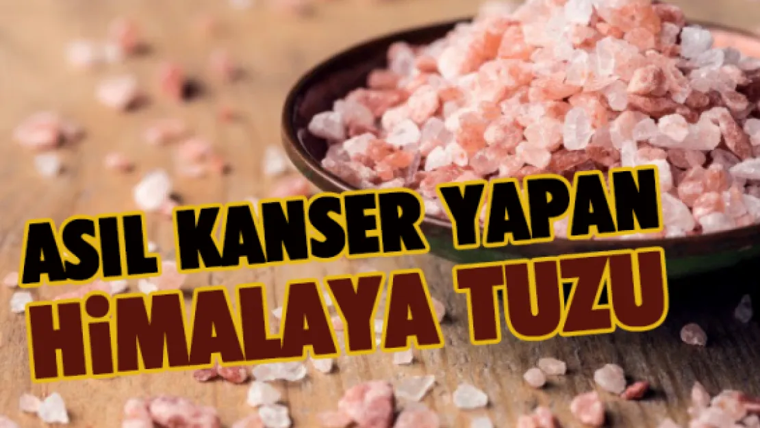 Asıl kanser yapan Himalaya tuzu