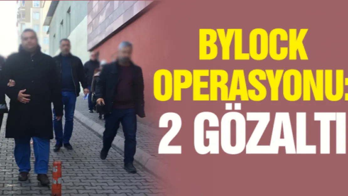 BYLOCK OPERASYONU: 2 GÖZALTI