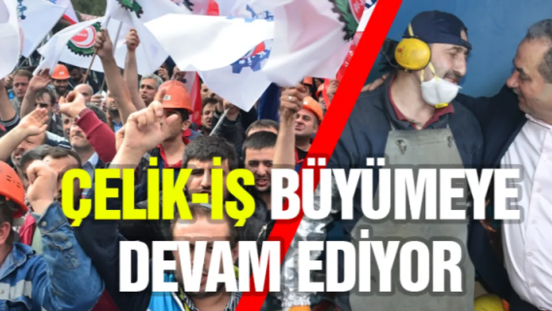 ÇELİK-İŞ büyümeye devam ediyor