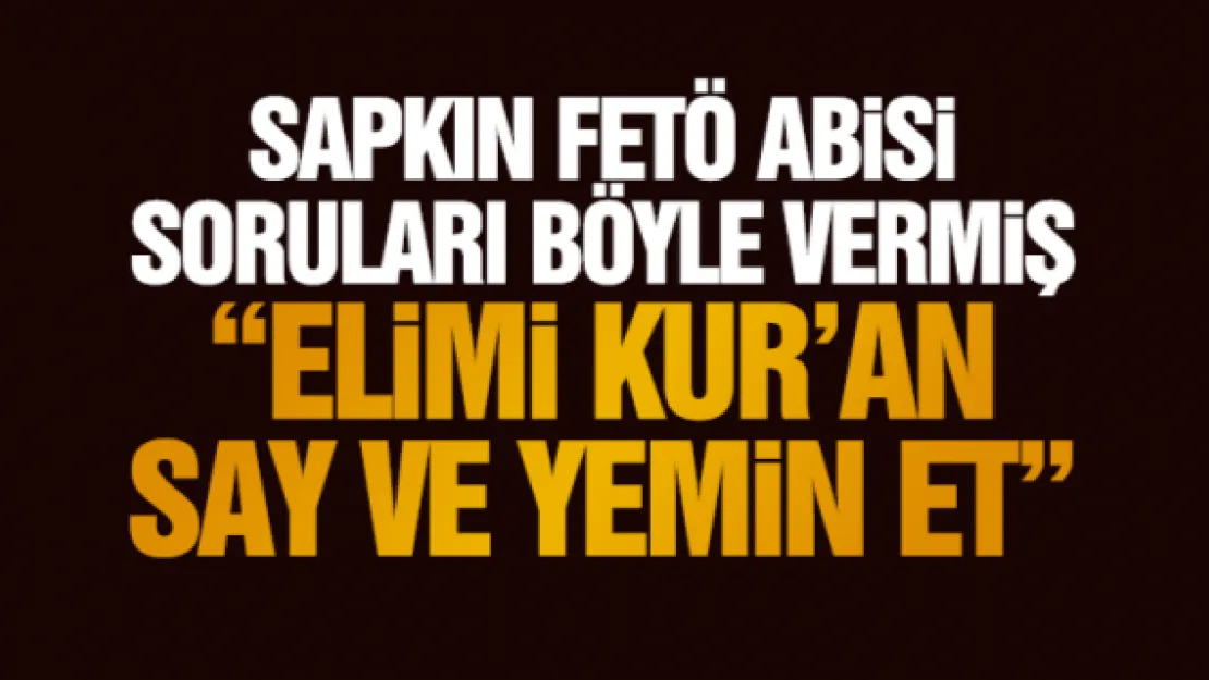 'ELiMi KUR'AN SAY VE YEMiN ET'