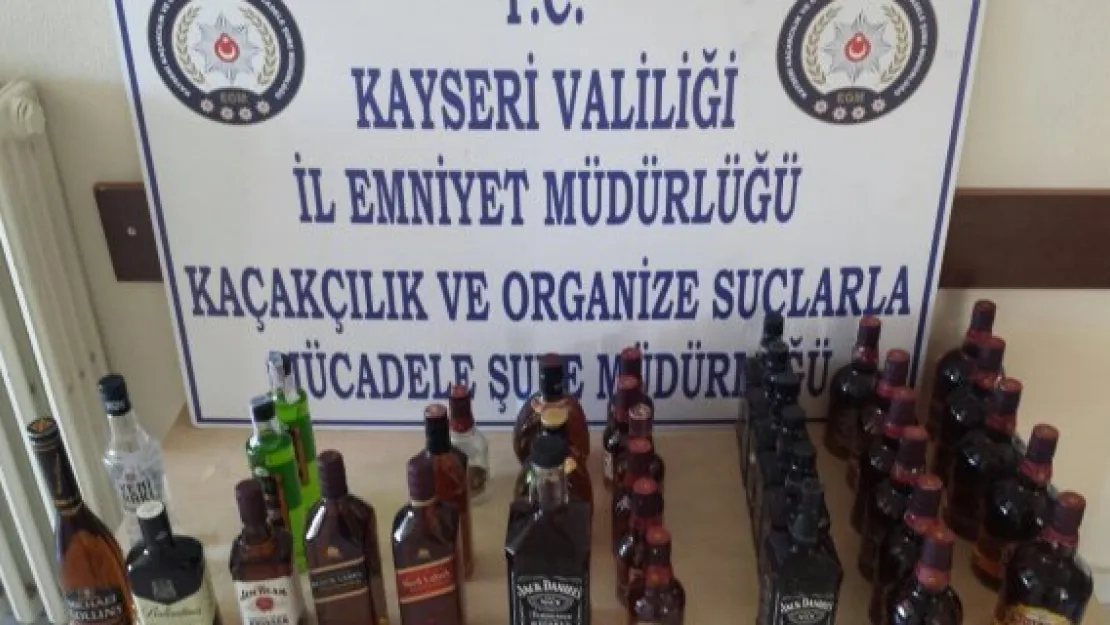 Kaçak içki ve sigara operasyonu