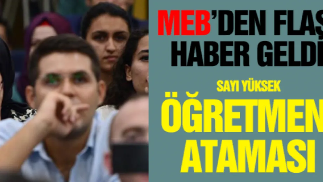 MEB'DEN FLAŞ HABER GELDİ