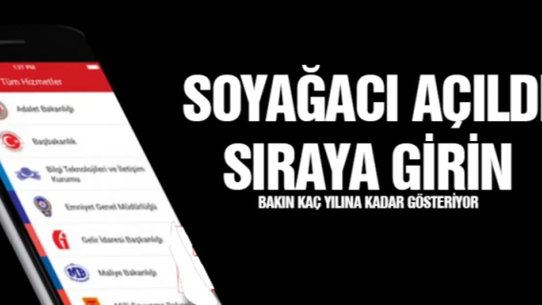 Soyağacı açıldı, sıraya girin!