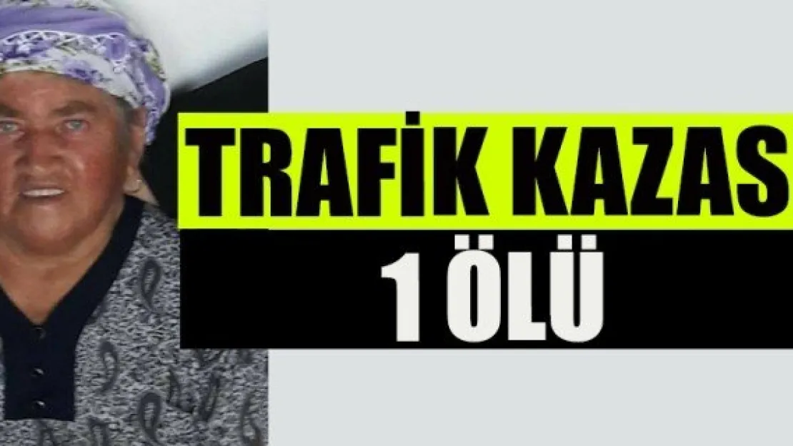 TRAFİK KAZASI: 1 ÖLÜ