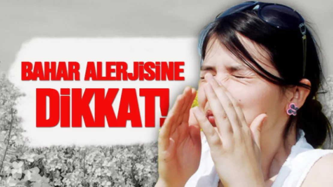 Bahar alerjisine dikkat!