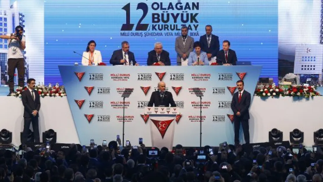 Bahçeli dokuzuncu kez Genel Başkan