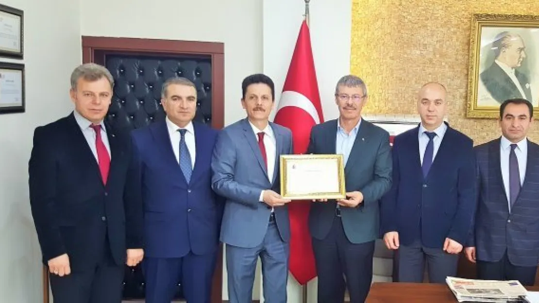 Bakanlıktan Kayseri Şeker'e teşekkür belgesi
