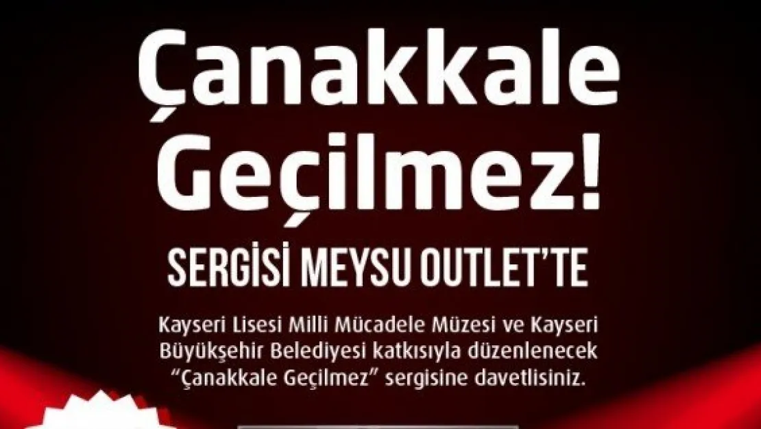 Meysu Outlet'te Milli Mücadele Sergisi açıldı 