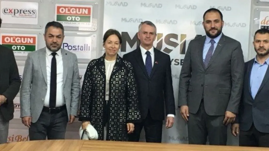 MÜSİAD, Kanadalı büyükelçiyi ağırladı