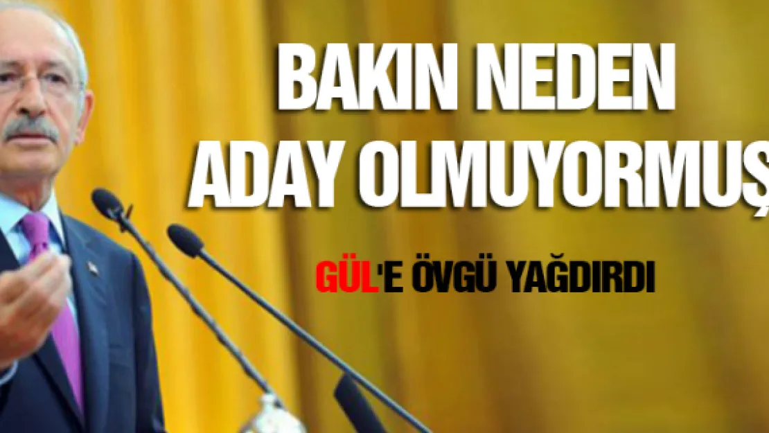 Bakın, neden aday olmuyormuş?