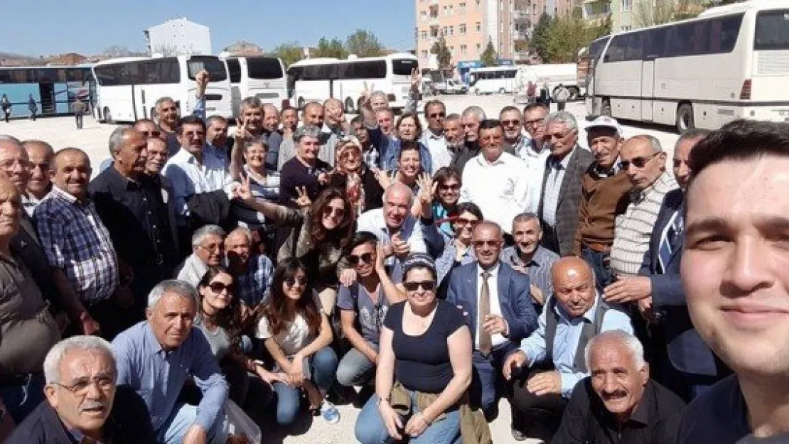 CHP Kayseri, Büyük Şeker Mitingi'ne katıldı