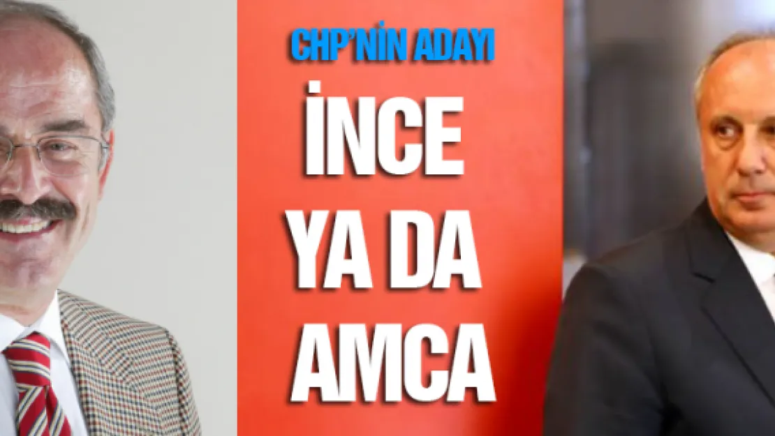 'CHP'nin adayı İNCE ya da AMCA olacak'