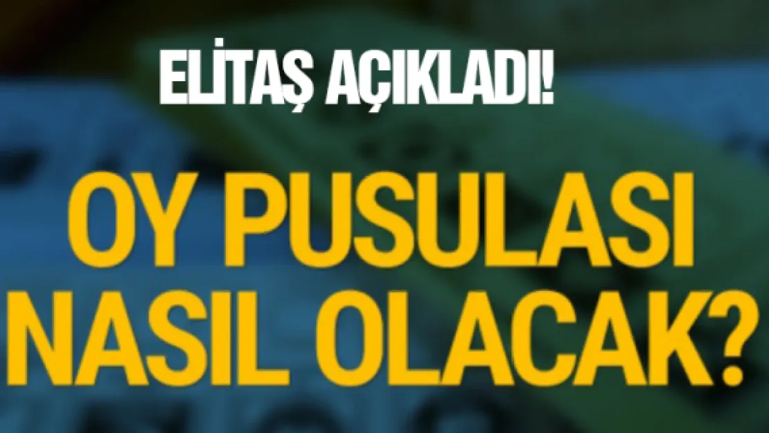 Cumhurbaşkanlığı pusulası nasıl olacak? Elitaş açıkladı!