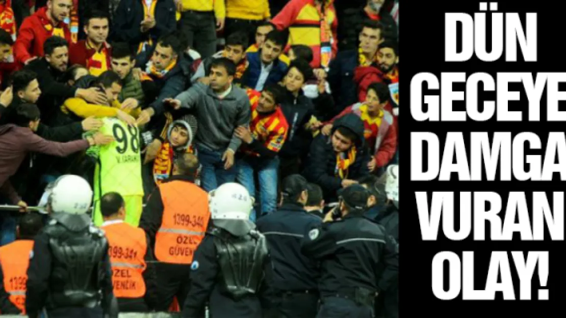 Dün geceye damga vuran olay!