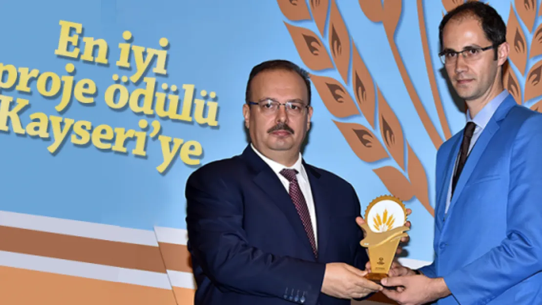 En iyi  proje ödülü Kayseri'ye