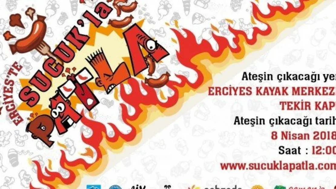 Erciyes'te sucuk-ekmek yarışması