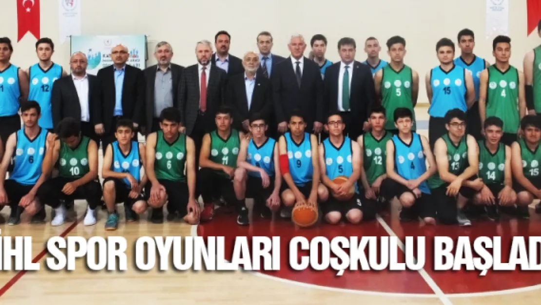 İHL Spor Oyunları coşkulu başladı 