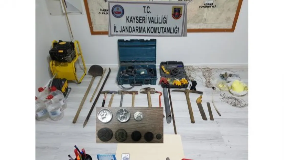 Kaçak kazı operasyonu: 9 gözaltı
