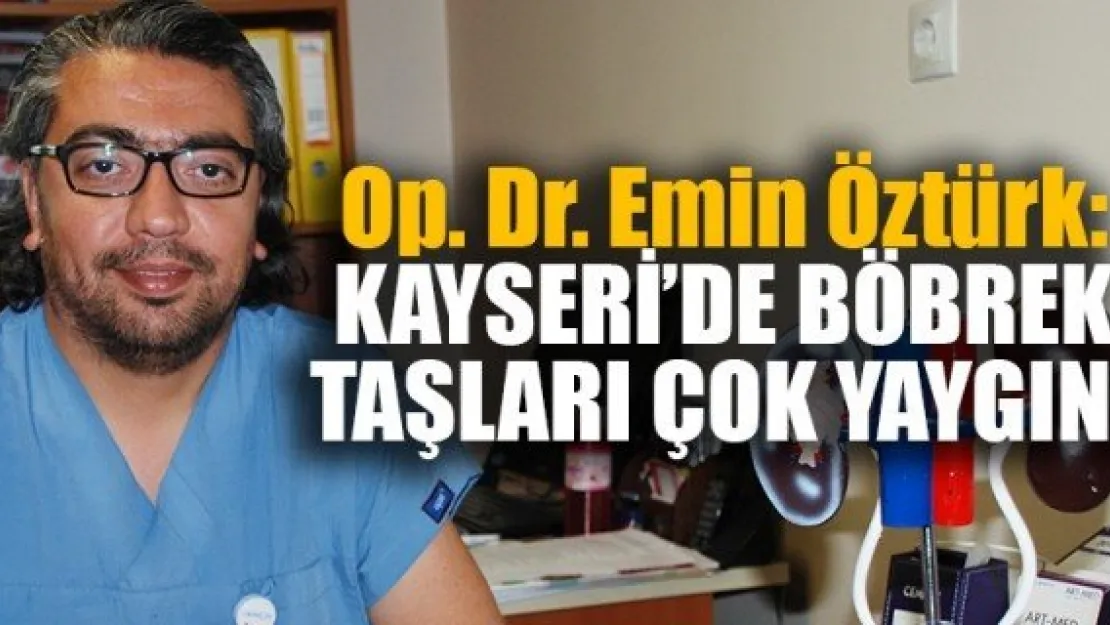 KAYSERİ'DE BÖBREK TAŞLARI ÇOK YAYGIN!