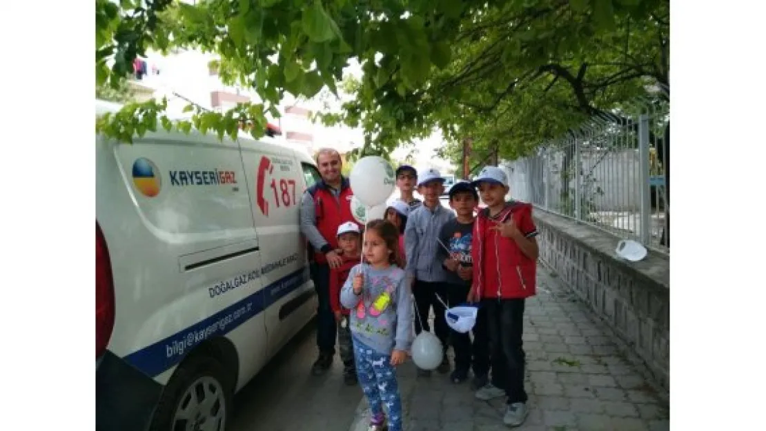 Kayserigaz, 23 Nisan haftasında çocuklarla buluştu