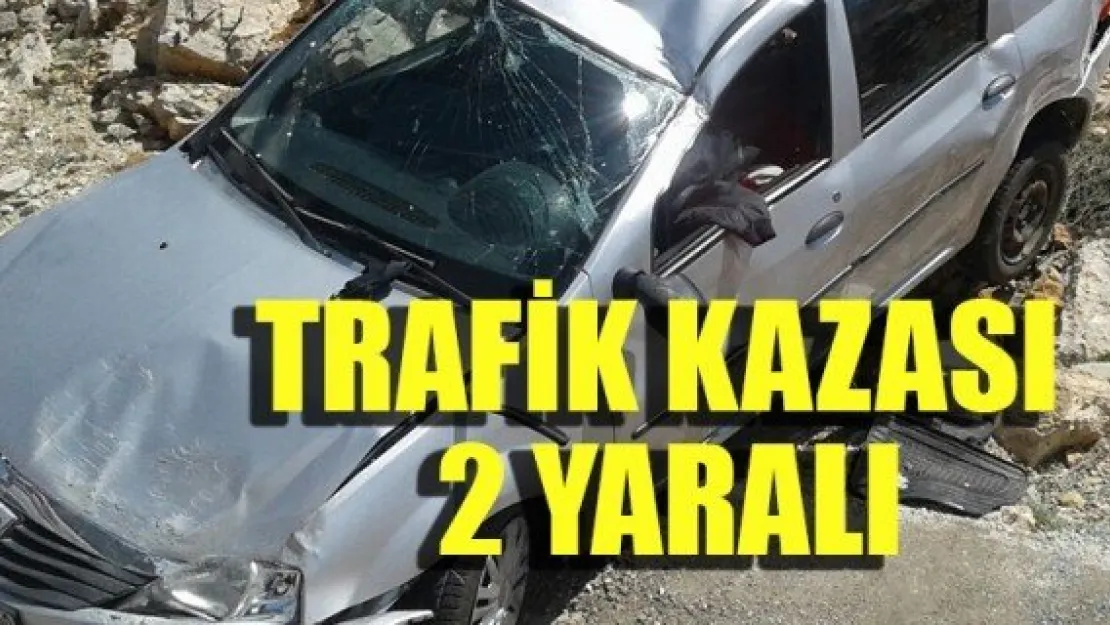 TRAFİK KAZASI: 2 YARALI