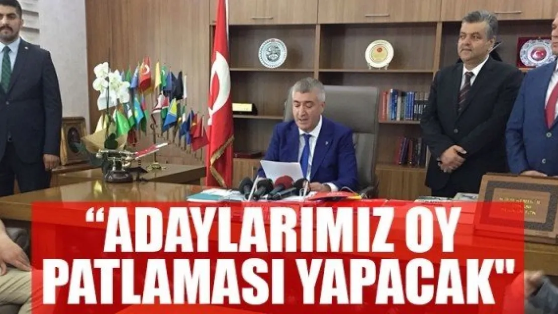 'ADAYLARIMIZ OY PATLAMASI YAPACAK"