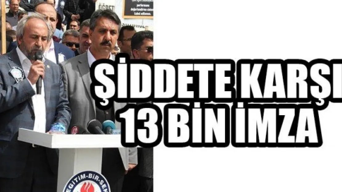 Performans ve şiddete karşı 13 bin imza toplandı