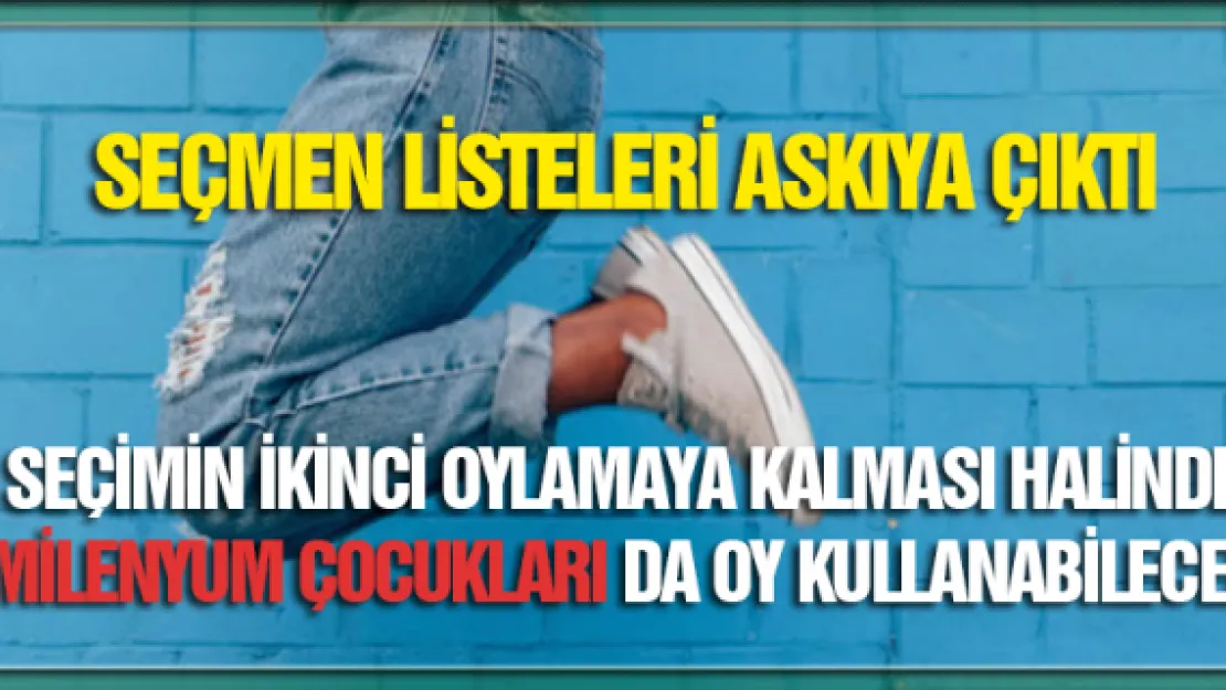 Seçmen listeleri askıya çıktı