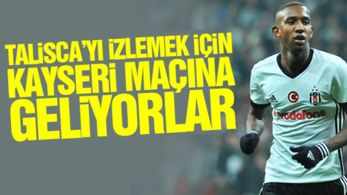 TALiSCA'YI iZLEMEK iÇiN KAYSERi MAÇINA GELiYORLAR