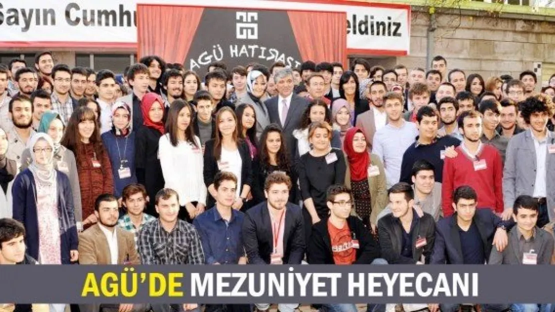 AGÜ'de Mezuniyet Heyecanı