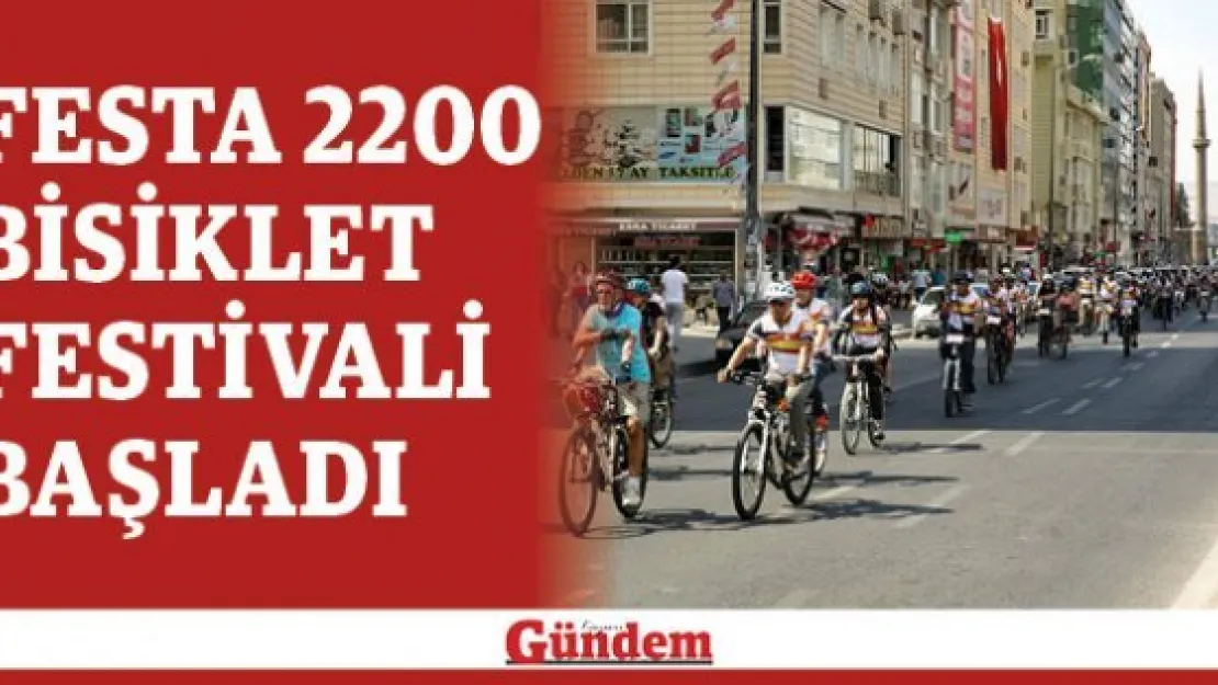 FESTA 2200 Bisiklet Festivali başladı