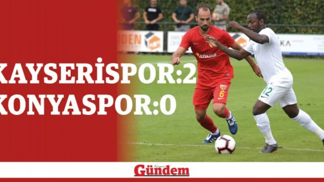 Kayserispor:2 Konyaspor:0