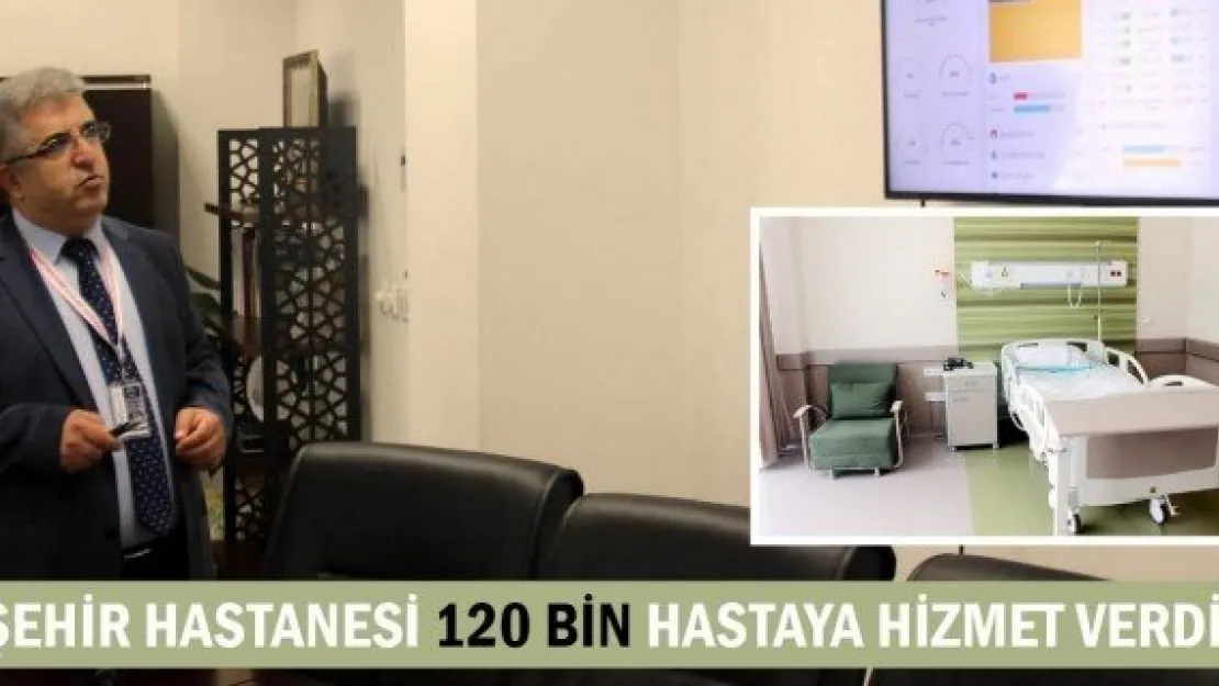 Şehir Hastanesi 120 bin hastaya hizmet verdi