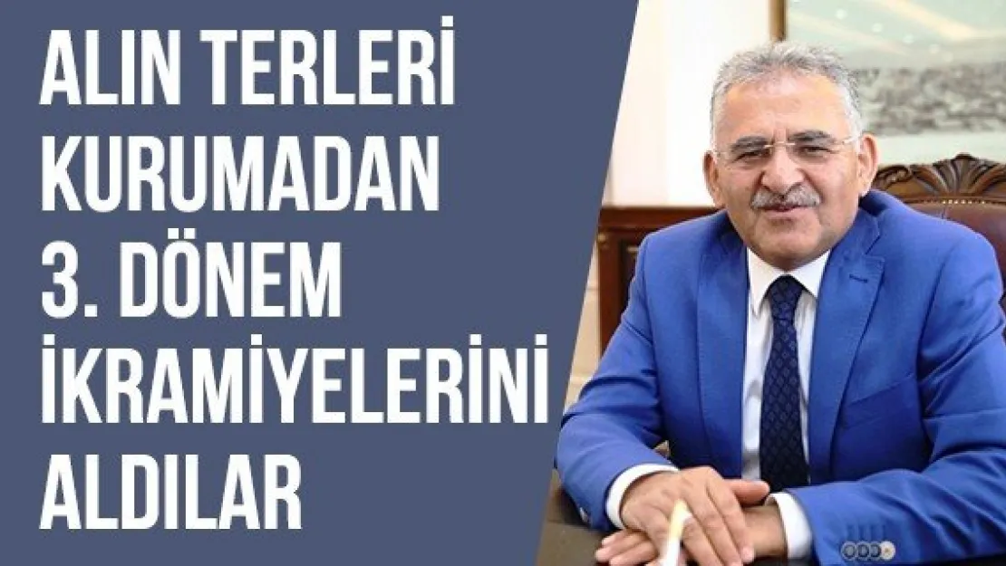 Alın terleri kurumadan 3. dönem ikramiyelerini aldılar