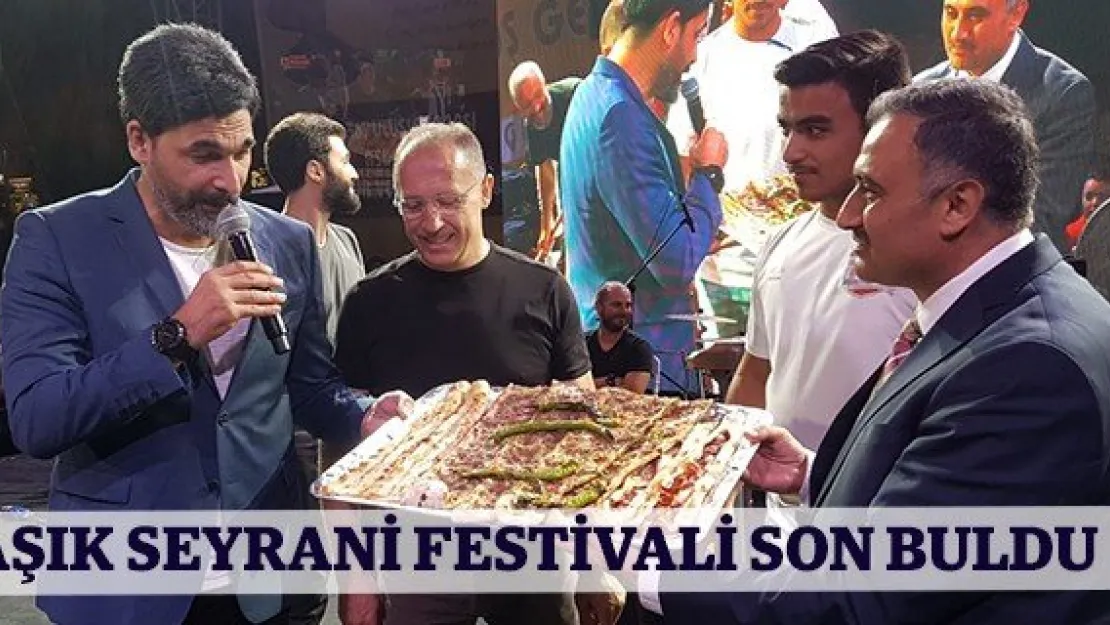 Aşık Seyrani Festivali Son Buldu