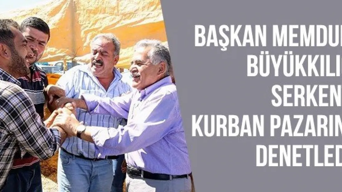 Başkan Memduh Büyükkılıç Serkent Kurban Pazarını denetledi