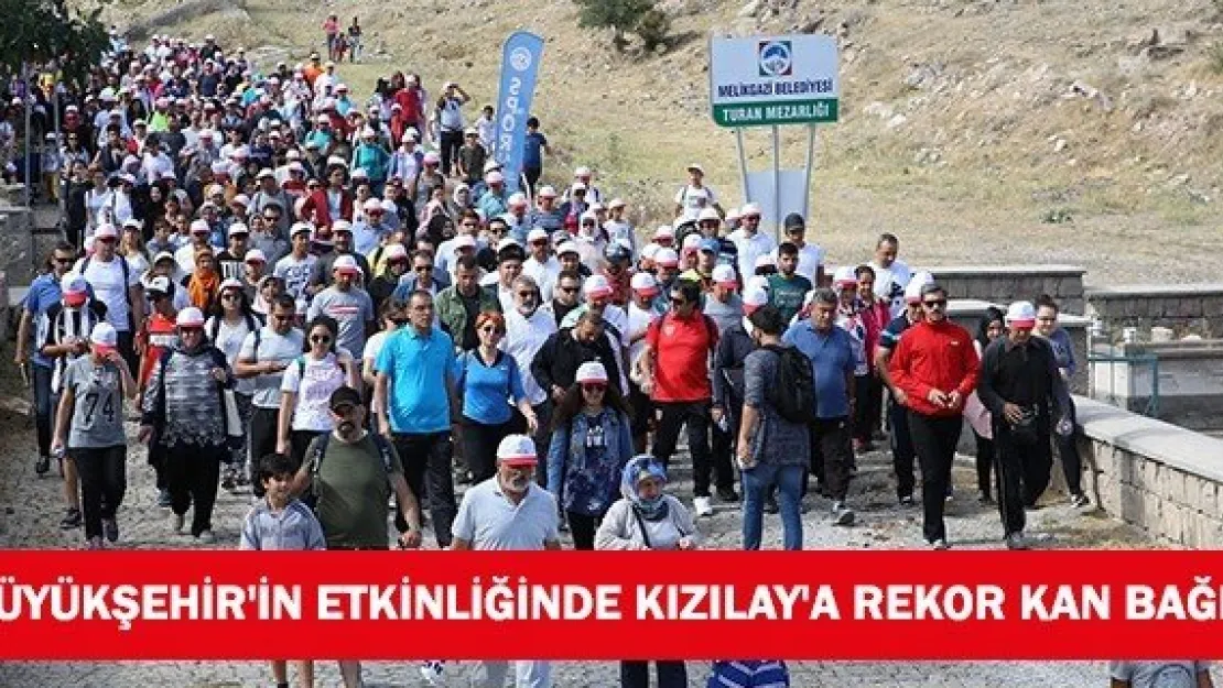 Büyükşehir'in etkinliğinde Kızılay'a rekor kan bağışı