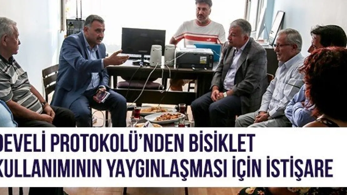 Develi Protokolü'nden bisiklet kullanımının yaygınlaşması için istişare