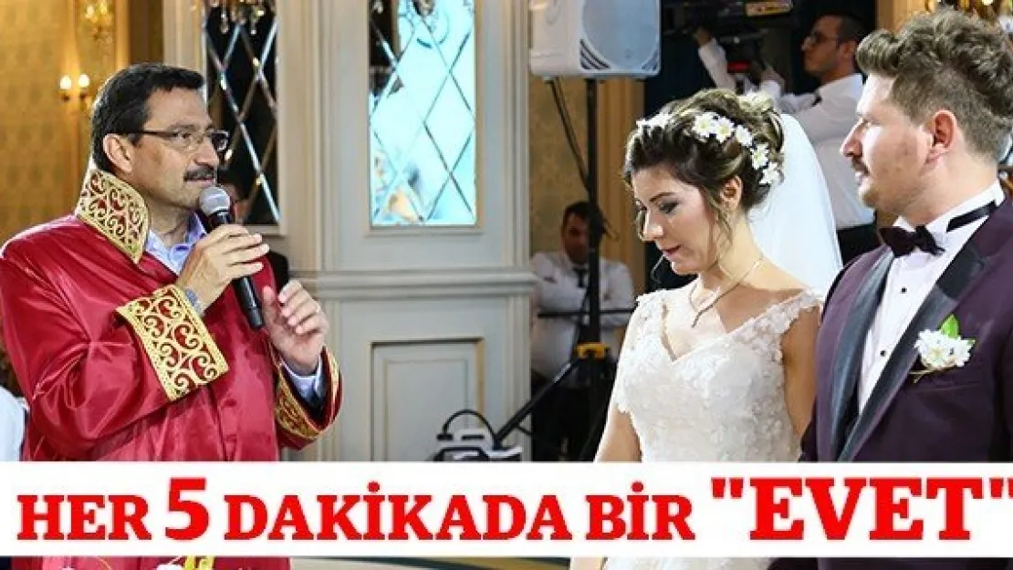 Her 5 dakikada bir &quotevet"