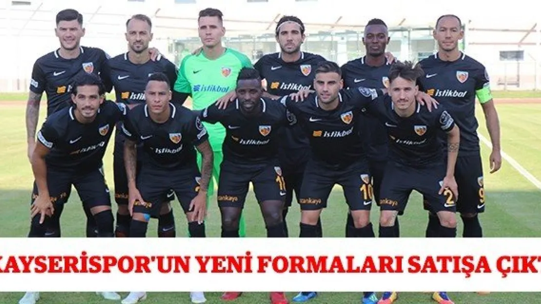 Kayserispor'un yeni formaları satışa çıktı