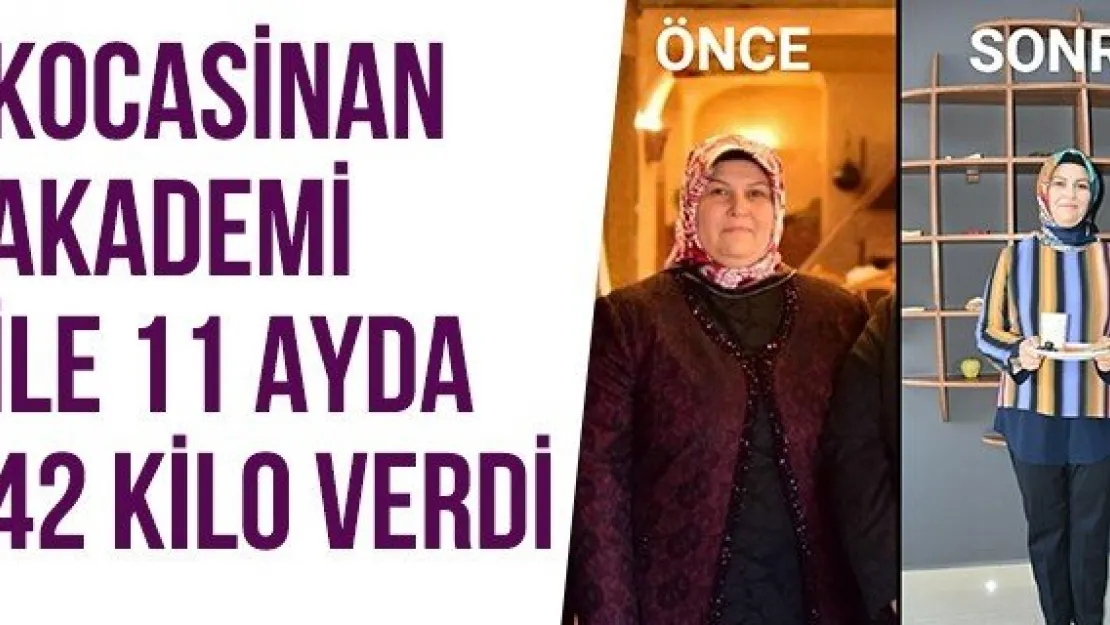 Kocasinan Akademi İle 11 Ayda 42 Kilo Verdi