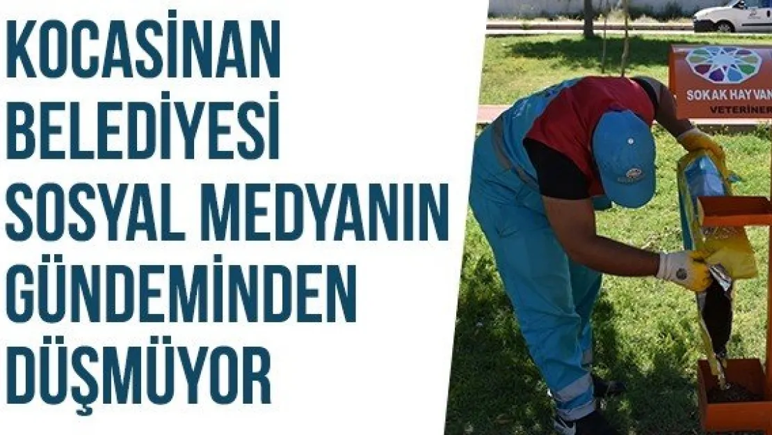 Kocasinan Belediyesi sosyal medyanın gündeminden düşmüyor