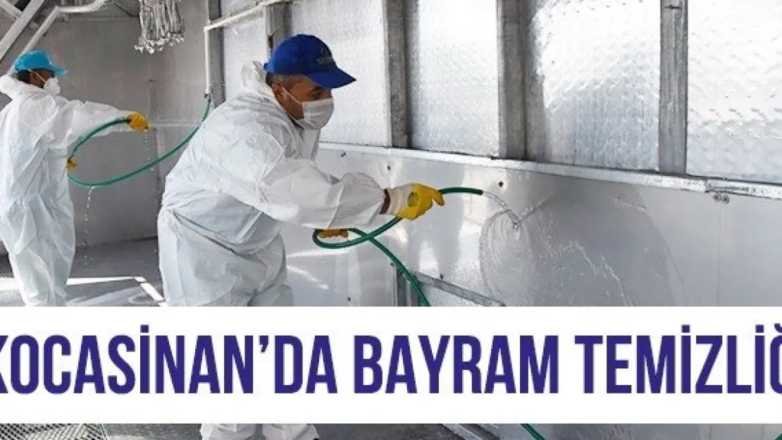 Kocasinan'da bayram temizliği