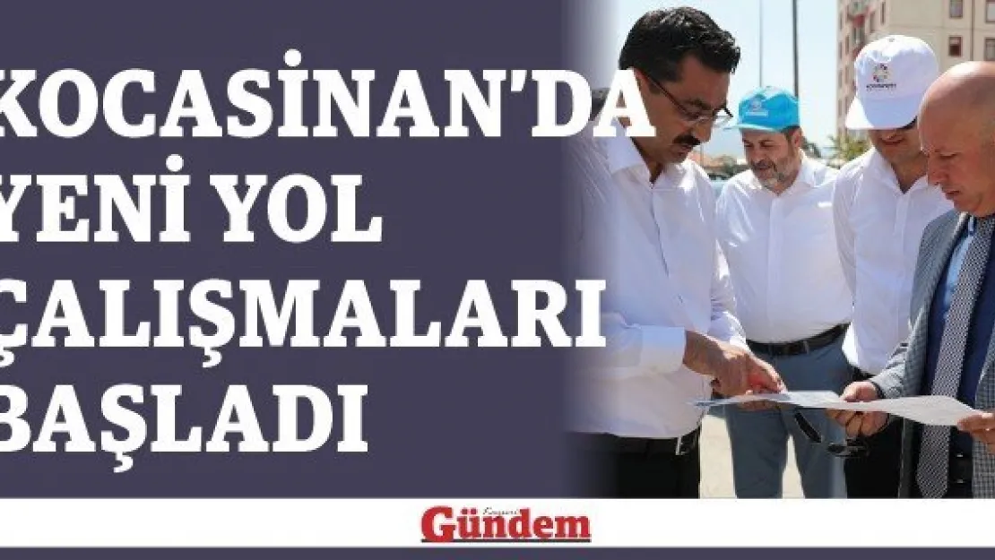 Kocasinan'da yeni yol çalışmaları başladı