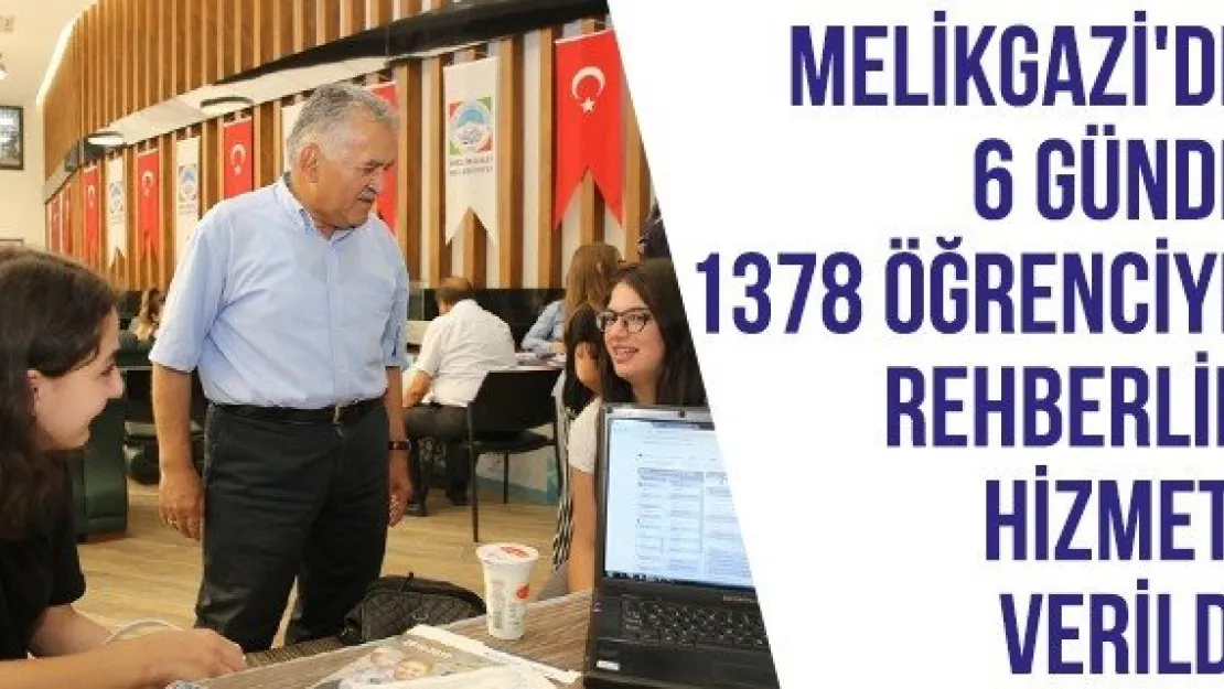 Melikgazi'de 6 günde 1378 öğrenciye rehberlik hizmeti verildi