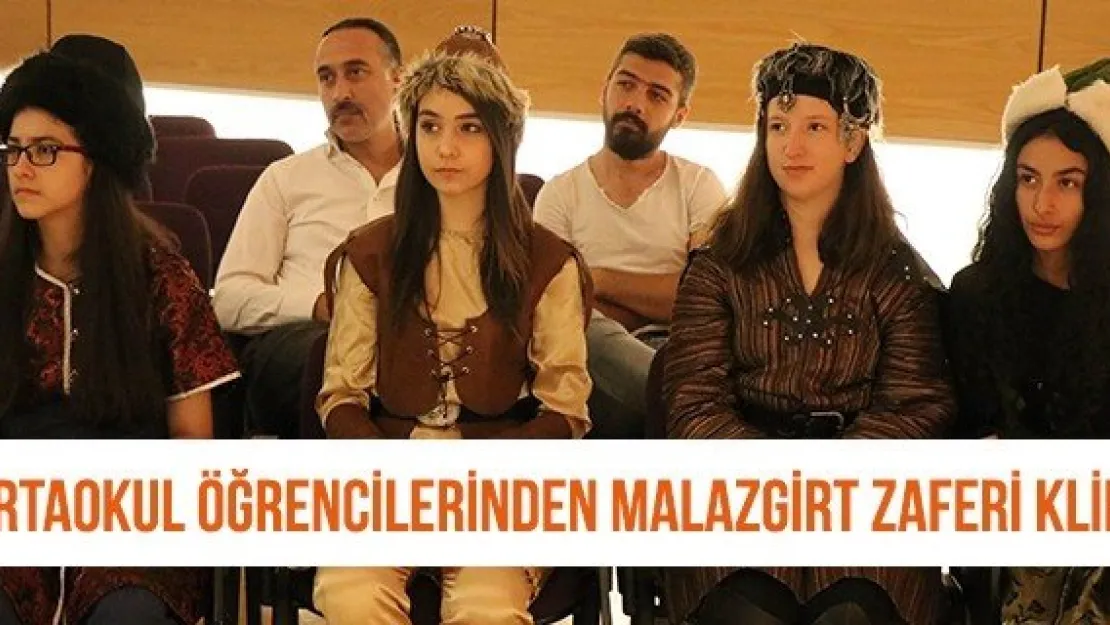 Ortaokul öğrencilerinden Malazgirt Zaferi klibi