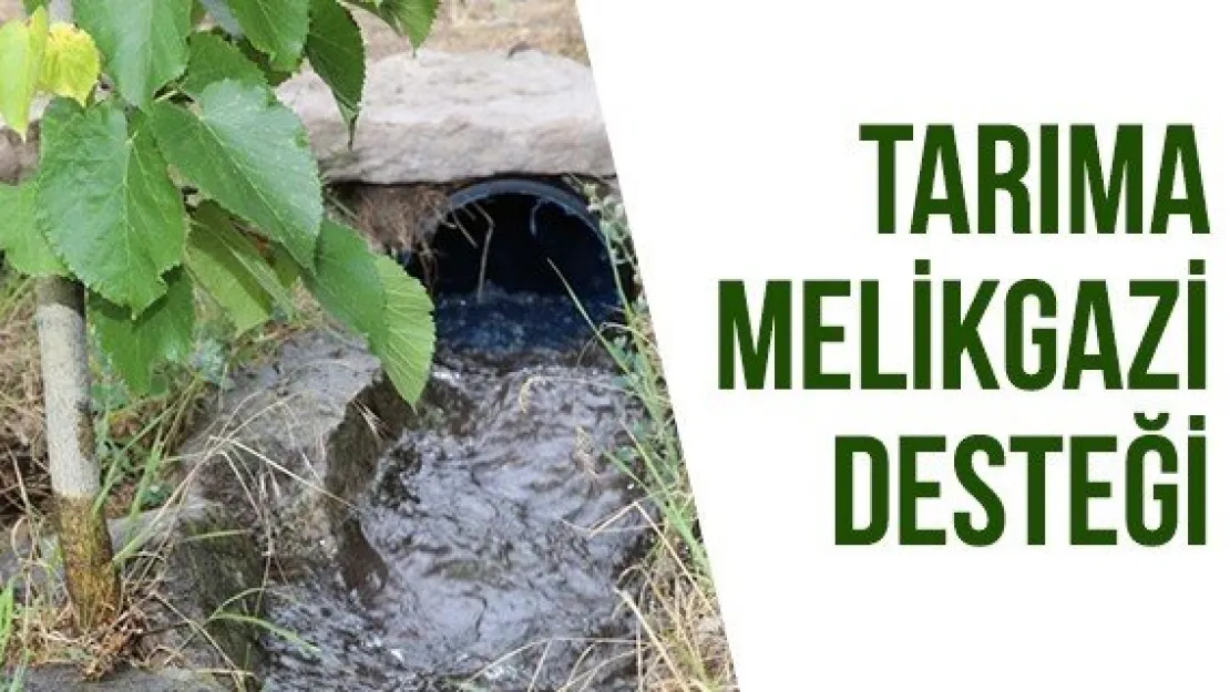 Tarıma Melikgazi desteği